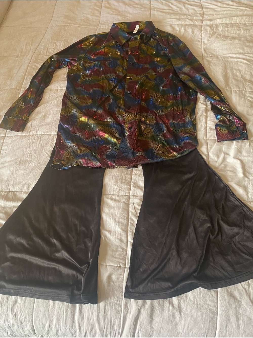 Men’s Custom Disco 70’s shirt and pants